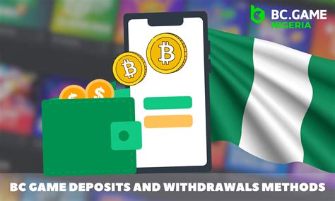 BC.Game Deposit and Withdrawal options.